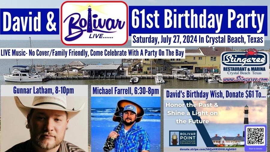 David & Bolivar Live 61st Birthday 