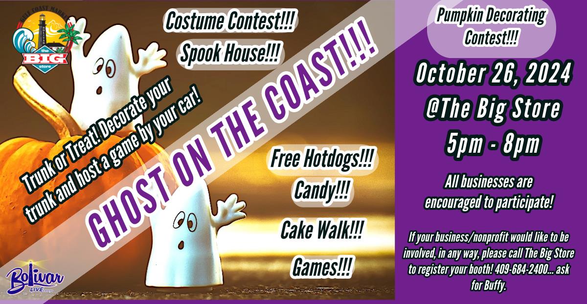 Ghost On The Coast At The Big Store, A Halloween Celebration
