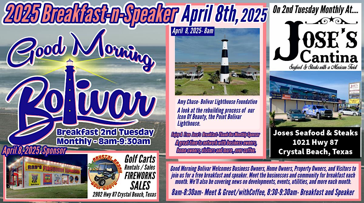 Good Morning Bolivar, FREE Breakfast With A Speaker.