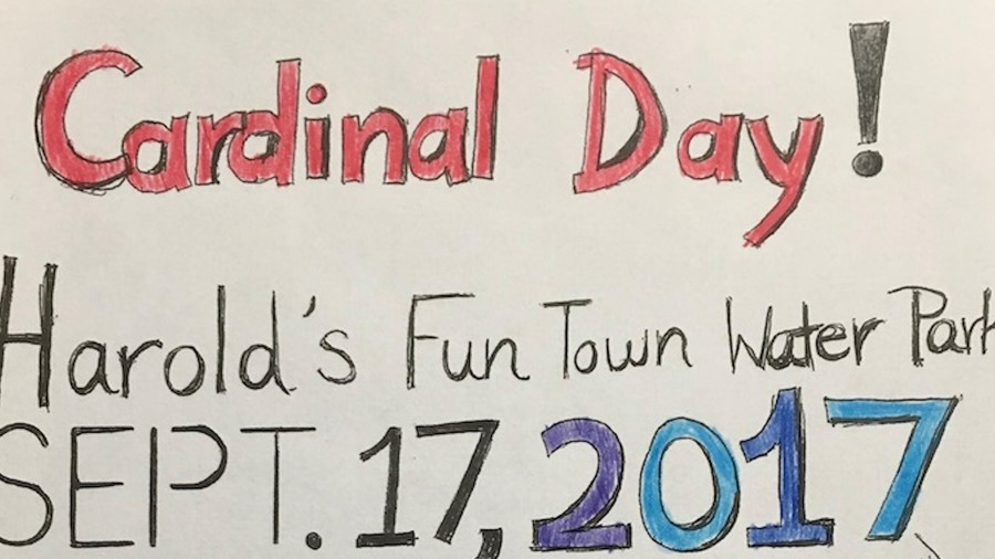High Island Cardinal Day at Harold's Fun Town Water Park