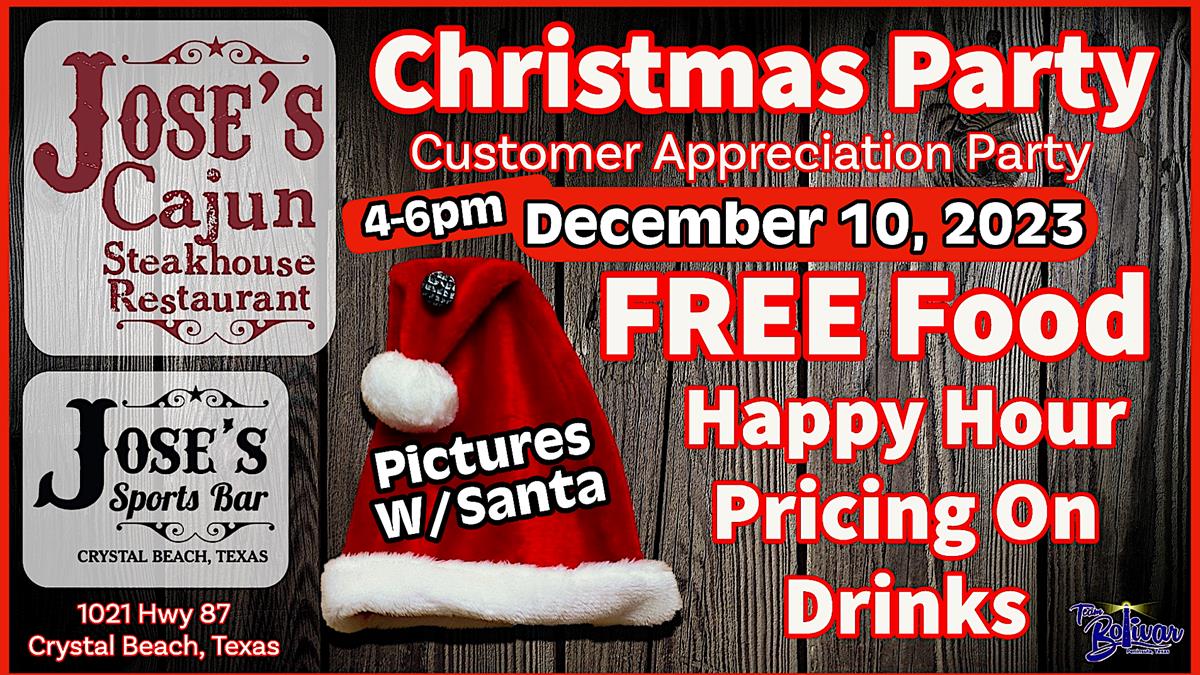 Jose's Christmas Party 2023, Customer Appreciation Dinner
