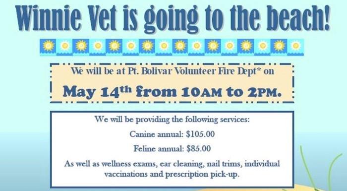 Winnie Vet Clinic Comes To Port Bolivar
