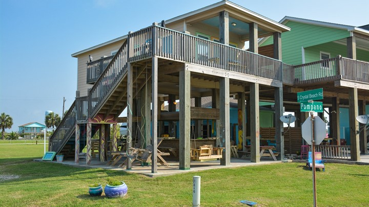 Custom-built beach furniture with flair